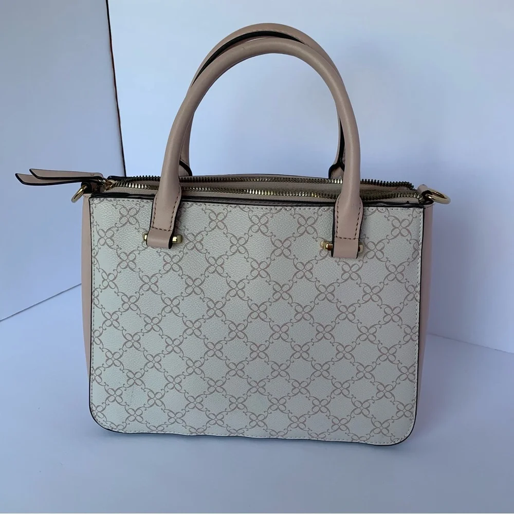 Nine West Cream and Pink Satchel - Picture 4 of 8